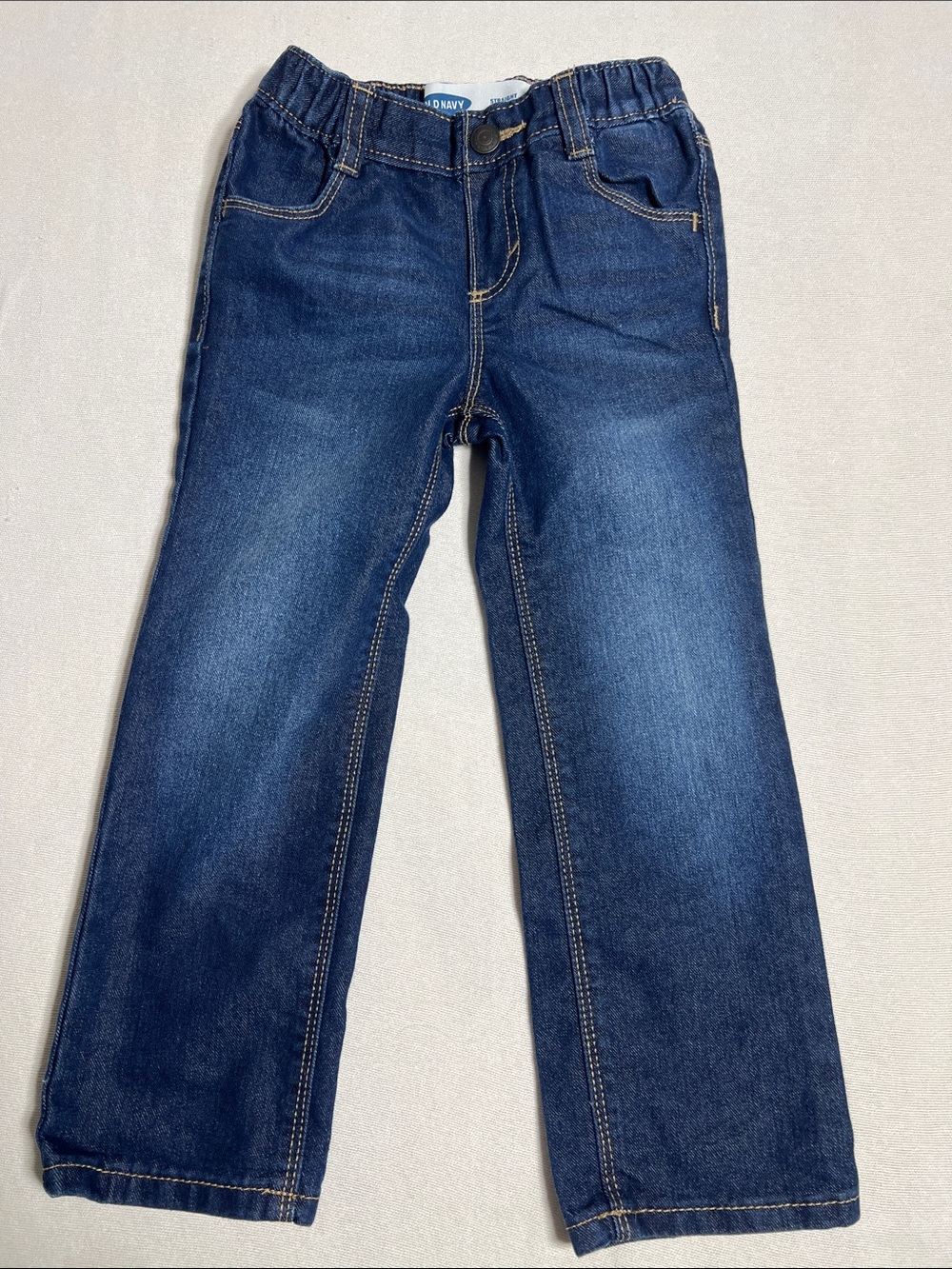 Old Navy Dark Blue Straight Leg Jeans